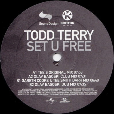 TODD TERRY - Set U Free