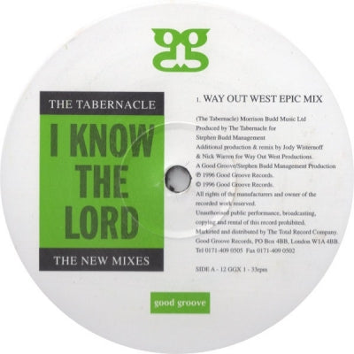 THE TABERNACLE - I Know The Lord (The New Mixes)