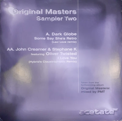 DARK GLOBE / JOHN CREAMER & STEPHANE K - Original Masters Sampler Two