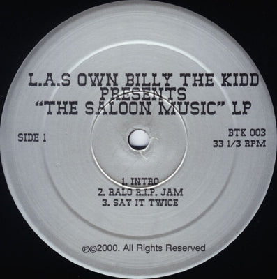 L.A.'S OWN BILLY THE KIDD FEATURING DEFARI - L.A.s Own Billy The Kidd Presents... The Saloon Music LP