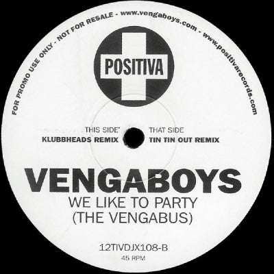 VENGABOYS - We Like To Party (The Vengabus)