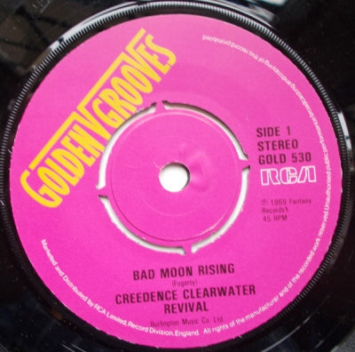 CREEDENCE CLEARWATER REVIVAL - Bad Moon Rising / Good Golly Miss Molly