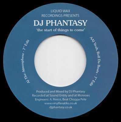 DJ PHANTASY - The Start Of Things To Come