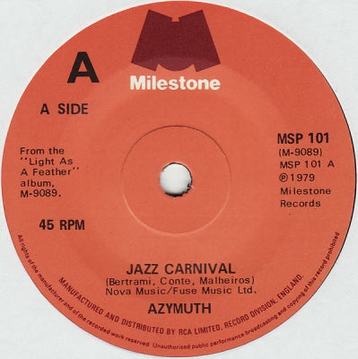 AZYMUTH - Jazz Carnival / Fly Over The Horizon