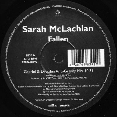 SARAH McLACHLAN - Fallen