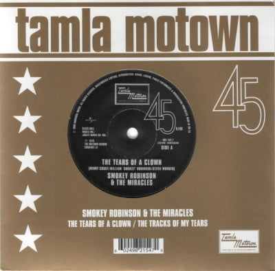 SMOKEY ROBINSON AND THE MIRACLES - The Tears Of A Clown / The Tracks Of My Tears