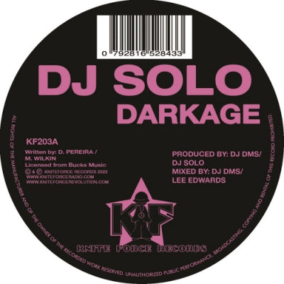 DJ SOLO - Darkage / Axis