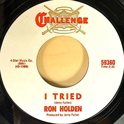 RON HOLDEN - I Tried / I'll Forgive And Forget