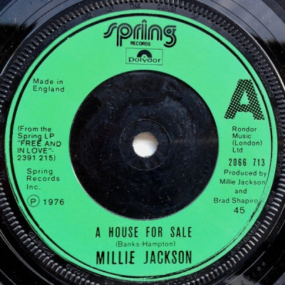 MILLIE JACKSON - A House For Sale / There You Are
