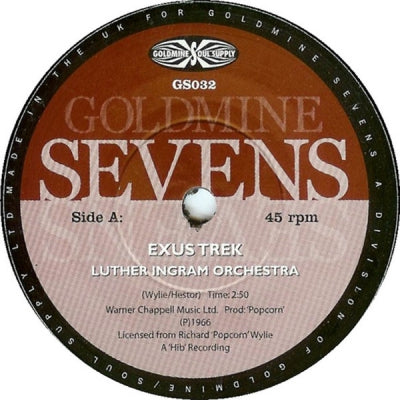 LUTHER INGRAM ORCHESTRA - Exus Trek / If It's All The Same To You Babe
