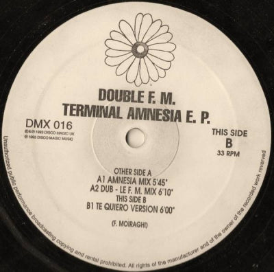 DOUBLE F.M. - Terminal Amnesia EP