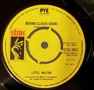 LITTLE MILTON - Behind Closed Doors / Bet You I Win