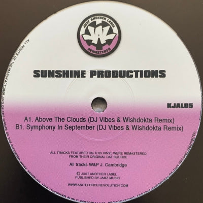 SUNSHINE PRODUCTIONS - Above The Clouds / Symphony In September (Remixes)
