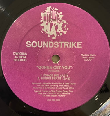 SOUNDSTRIKE - Gonna Get You / Party Machine