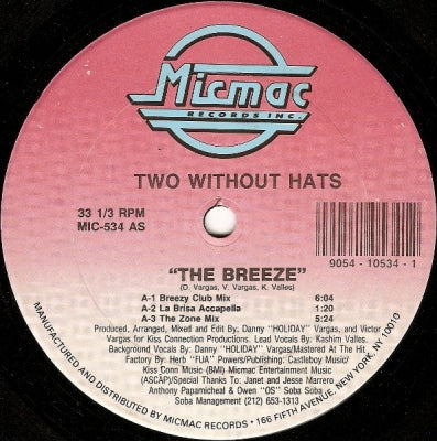 TWO WITHOUT HATS  - The Breeze