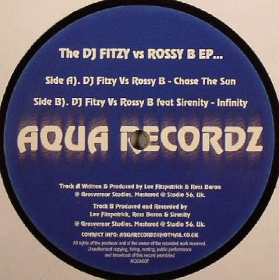 DJ FITZY VS ROSSY B - The DJ Fitzy Vs Rossy B EP...
