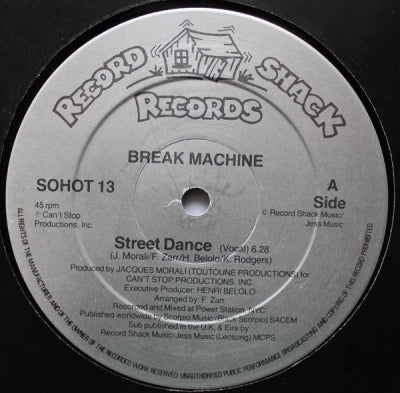 BREAK MACHINE  - Street Dance