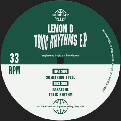 LEMON D - Toxic Rhythms E.P