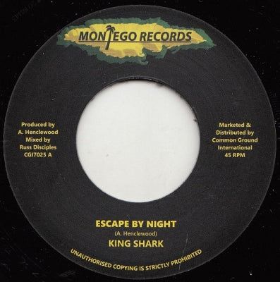 KING SHARK - Escape By Night
