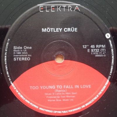 MöTLEY CRüE - Too Young To Fall In Love (Remix)