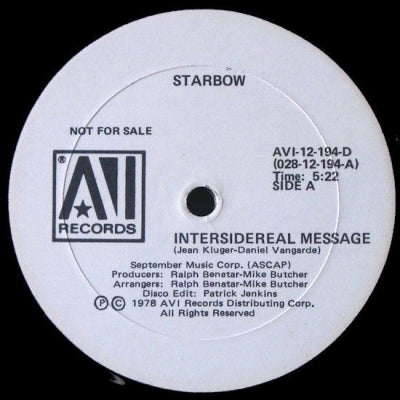 STARBOW - Intersidereal Message / Voyager II.