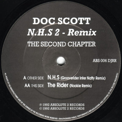 DOC SCOTT - Doc Scott – The N.H.S E.P. Vol 2 (The Second Chapter)