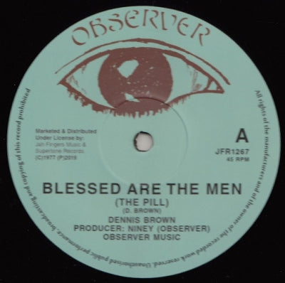 DENNIS BROWN / JUNIOR DELGADO - Blessed Are The Men (The Pill) / Cry, Cry