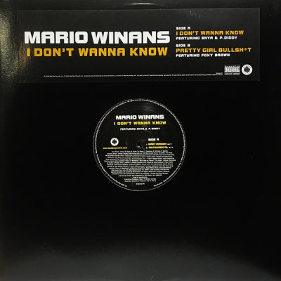MARIO WINANS - I Don't Wanna Know / Pretty Girl Bullsh*t