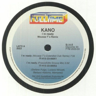 KANO - I'm Ready (Mousse T's Remix)