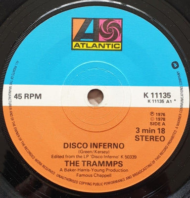 THE TRAMMPS - Disco Inferno