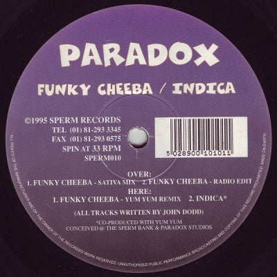 PARADOX - Funky Cheeba / Indica