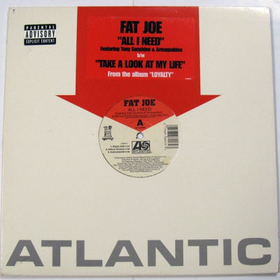FAT JOE - All I Need / Take A Look At My Life Featuring Armageddon & Tony Sunshine