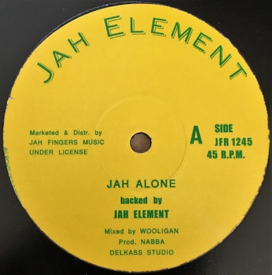 JAH ELEMENT - Jah Alone / Summer Time
