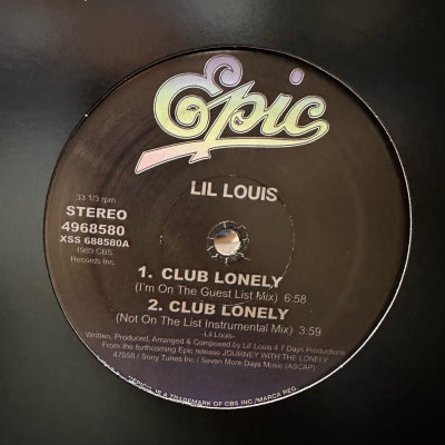 LIL LOUIS & THE WORLD - Club Lonely