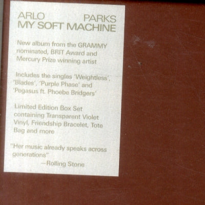 ARLO PARKS - My Soft Machine