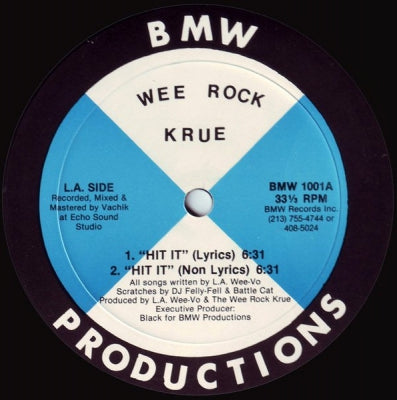 WEE ROCK KRUE - So Ruff / Hit It