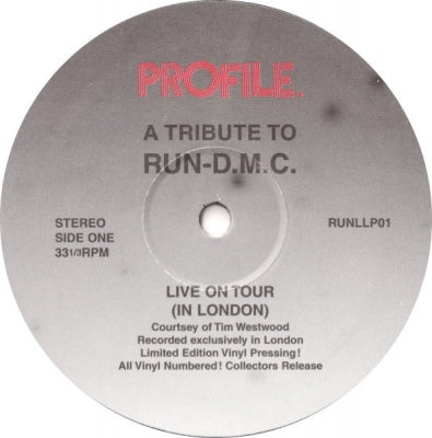 RUN-DMC - A Tribute To Run-D.M.C. - Live On Tour (In London)