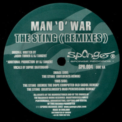MAN 'O' WAR - The Sting (Remixes)