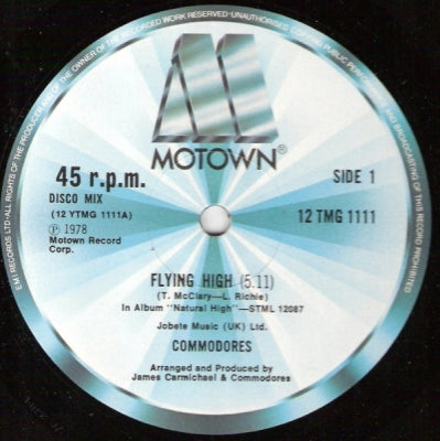 THE COMMODORES - Flying High / Funky Situation