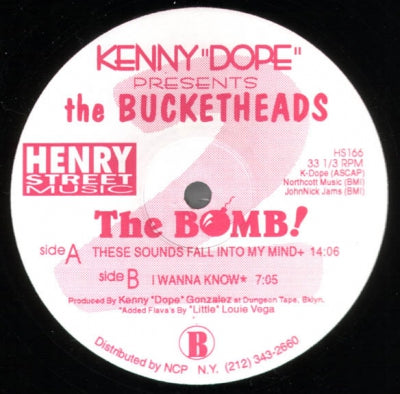 KENNY DOPE PRESENTS THE BUCKETHEADS - The Bomb! inc; These Sounds Fall Into My Mind+ / I Wanna know*