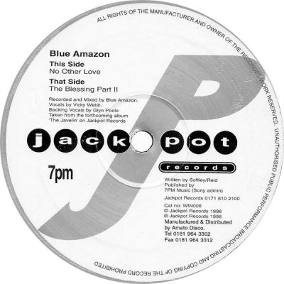 BLUE AMAZON - No Other Love / The Blessing Part II