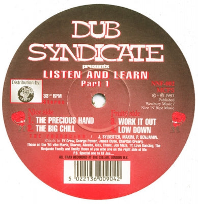 DUB SYNDICATE - Listen & Learn