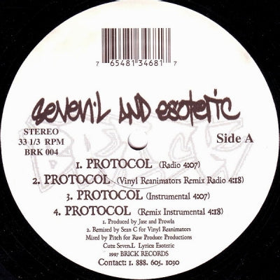 7L AND ESOTERIC - Protocol / Touch The Mic / Be Alert