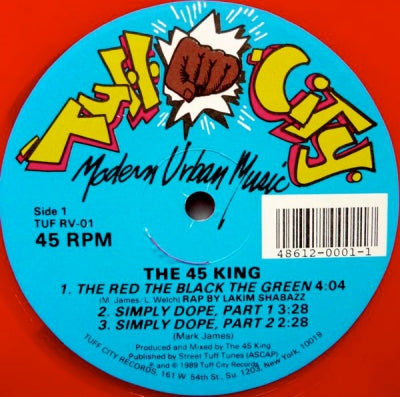 THE 45 KING - Red,Black and Green