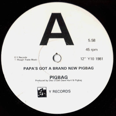 PIGBAG - Papa's Got A Brand New Pigbag / As It Was...(live)