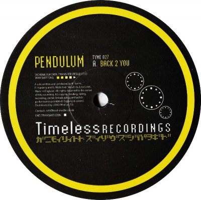 PENDULUM - Back 2 You / Still Grey