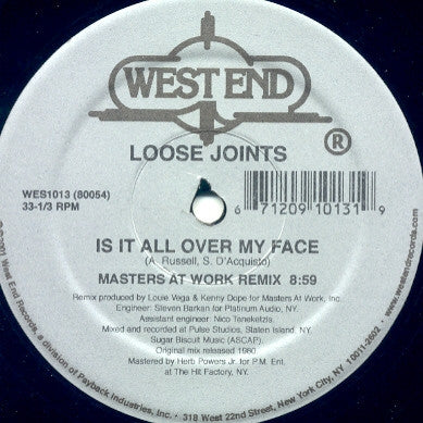 LOOSE JOINTS - Is It All Over My Face