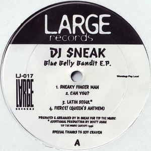 DJ SNEAK - Blue Belly Bandit EP