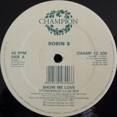 ROBIN S - Show Me Love