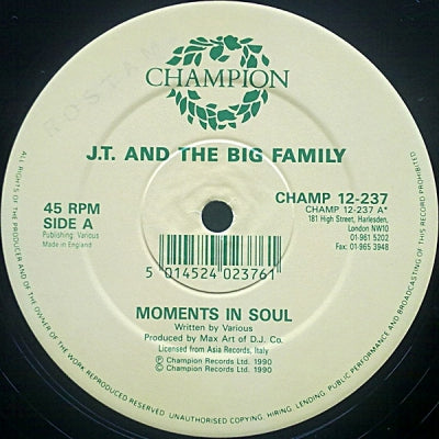J.T. AND THE BIG FAMILY - Moments In Soul